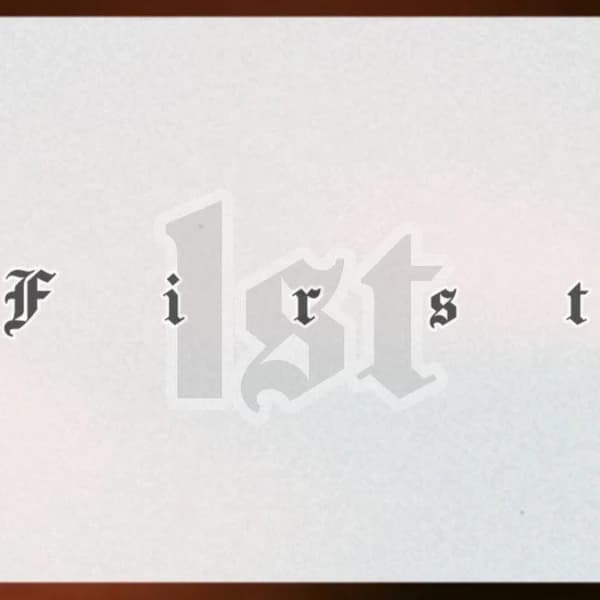 First