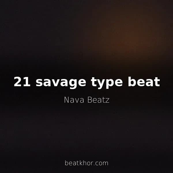 21 savage type beat